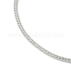 Bracelets en laiton avec chaînes de blé&nbsp;BJEW-C085-02P