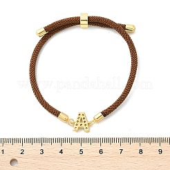 Bracciali in nylon con bretelle regolabili&nbsp;BJEW-C096-01G-01