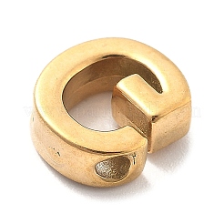 Placcatura ionica (ip) ciondoli in acciaio inossidabile 304&nbsp;LS-STAS-R138-07G-G