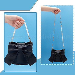 2шт пластиковая имитация жемчуга сумка цепочка через плечо&nbsp;FIND-PH0018-52