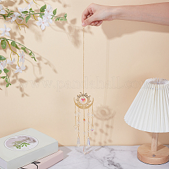 1 шт. стеклянные конусные подвесные ловцы солнца&nbsp;HJEW-AR0001-17