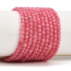 Природные родонит бисер нитей&nbsp;G-B175-D05-3mm