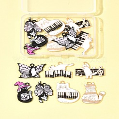 14 шт. 7 стиля подвески из эмалевого сплава&nbsp;ENAM-FS0002-63