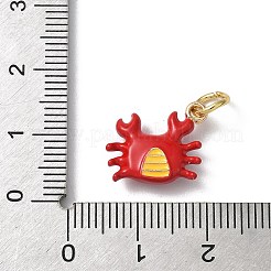 Подвески из эмали и сплава&nbsp;KK-H523-05A-G