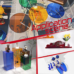 Прозрачный акриловый лист&nbsp;LS-FIND-WH0152-142A