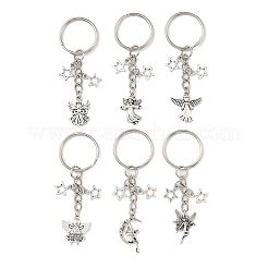 6 шт. брелки из сплава в тибетском стиле&nbsp;KEYC-JKC01377