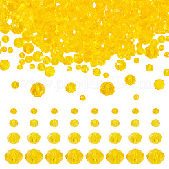 4 прядь 4 вида стеклянных бусин&nbsp;EGLA-TA0012-97D