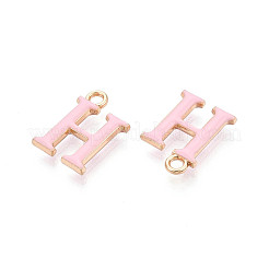 Crémaillère placage pendentifs en émail d'alliage&nbsp;ENAM-T024-53H-G