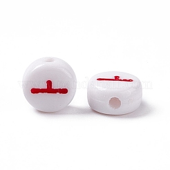 Непрозрачные акриловые бусины&nbsp;SACR-E008-01A