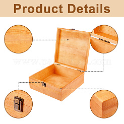 Деревянные подарочные коробки&nbsp;CON-WH0085-170