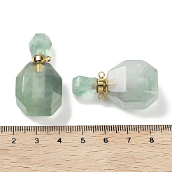 Подвески для флаконов духов из натурального зеленого флюорита&nbsp;G-Q163-10G-02