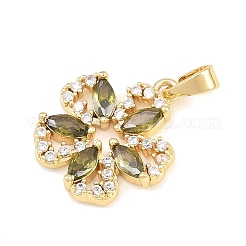 Pendenti in ottone con zirconi cubici&nbsp;CU-CBA9B49-05A-G