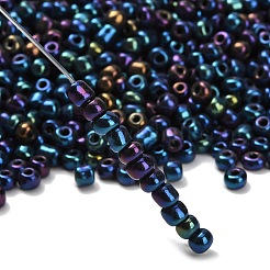 6/0 гальванический ирис круглый стеклянный бисер&nbsp;X-SEED-A009-4mm-604