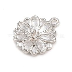 Latón micro pavimenta claro cubic zirconia encantos&nbsp;KK-G544-07P-02