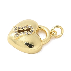 Латунные микро проложить кубического циркония подвески&nbsp;KK-K298-15B-G