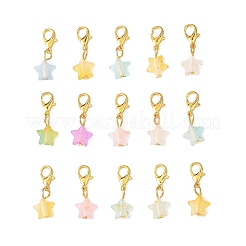 Звезды акриловые подвески украшения&nbsp;HJEW-JM04576