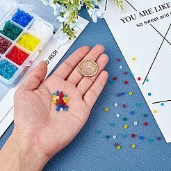 6/0 прозрачные цвета радуги и непрозрачные цвета радуга и матовые цвета стеклянные бусины&nbsp;SEED-FH0001-02A