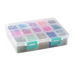 375 г двухцветной краски для выпечки k15 стеклянные бусины&nbsp;SEED-JP0004-03-2mm