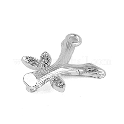 Messing Kristall Strass Buchstaben Verbinder Verbindungsstück Charms&nbsp;KK-S395-06P-Y