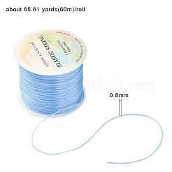 Filo di cristallo elastico piatto&nbsp;EW-YW0001-0.8mm-02H
