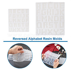 2шт силиконовые Молды для алфавита&nbsp;DIY-CW0001-09