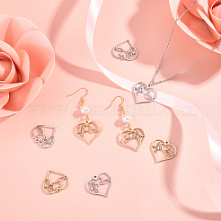 8 шт. подвески из нержавеющей стали 304 двух цветов&nbsp;STAS-UN0030-36