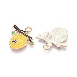 Pendentifs d'émail en alliage&nbsp;ENAM-T022-61A