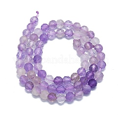 Fili di ametista naturale e cristallo di quarzo e perline di cristallo giallo&nbsp;G-G927-04