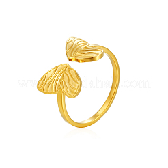 Регулируемые открытые манжеты-кольца-бабочки из нержавеющей стали для женщин&nbsp;OK2282-2