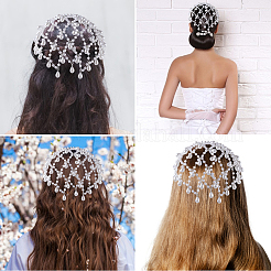 Haarbänder aus Kunstperlen für Frauen und Mädchen&nbsp;AJEW-WH20033-107