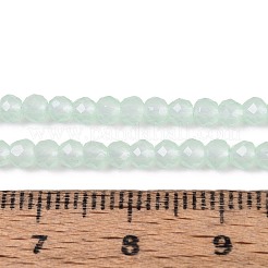 Abalorios de vidrio jade de imitación hebras&nbsp;GLAA-T028-3mm-11G