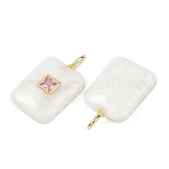 Подвески из натурального белого лунного камня&nbsp;G-K372-04G-01