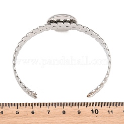 Realizzazione di bracciali rigidi a foglia in acciaio inossidabile 304&nbsp;LS-STAS-F366-10C-P