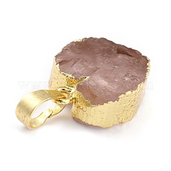 Природного розового кварца подвески&nbsp;G-B012-13G-04