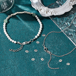 20 Stück 925 Sterlingsilber-Kettenlaschen&nbsp;STER-BC0002-87P