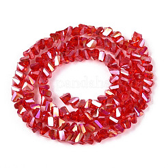 Гальванизируйте прозрачное стекло бисер нитей&nbsp;LS-GLAA-N021-4mm-08