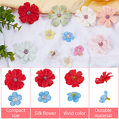 150 шт. 2 стиля тканевых цветочных украшений&nbsp;DIY-SP0005-85