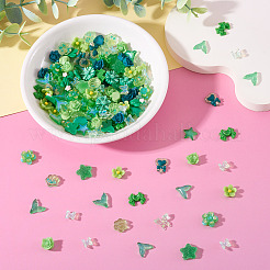 30 г светящихся непрозрачных кабошонов из смолы&nbsp;CRES-TA0001-55B