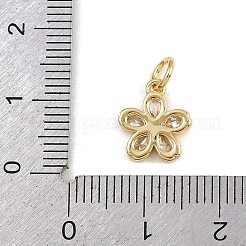 Pendentifs avec zircon cubiques à micro-pavés en laiton&nbsp;KK-A269-03A-G01