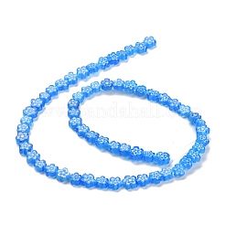 Millefiori a mano fili di perline di vetro&nbsp;LAMP-J035-8mm-15