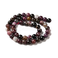 Натуральный турмалин бисер нитей&nbsp;G-L637-A01-8mm