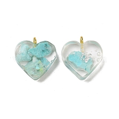 Подвески из прозрачной смолы&nbsp;G-E185-12G-10