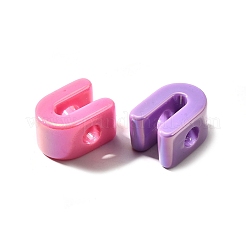 УФ-покрытие непрозрачные акриловые европейские бусины&nbsp;SACR-Z007-01U