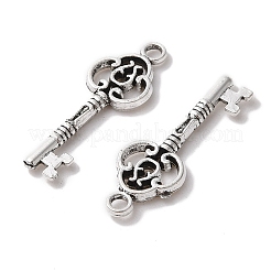 Тибетском стиле сплава Skeleton Key подвески&nbsp;X-TIBEP-Q043-014-RS