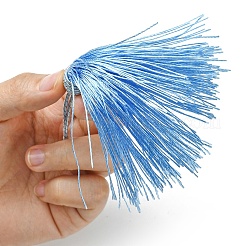 Décorations de gros pendentif pompon en polyester&nbsp;FIND-YW0004-59A
