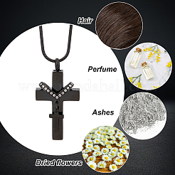 Ожерелье из урны с прахом из нержавеющей стали&nbsp;NJEW-CN0001-06B