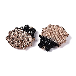 Handgefertigte große Anhänger aus Polymerclay und Strass&nbsp;FIND-Q123-01A