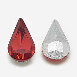 Заостренные заднее стекло горный хрусталь кабошоны&nbsp;RGLA-T082-6x10mm-07