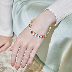 6шт 2 цвета ионного покрытия (IP) 304 браслеты из нержавеющей стали изготовление&nbsp;MAK-BBC0001-22