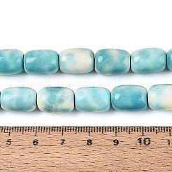 Окрашенные естественный агат бисер пряди&nbsp;G-T144-51A-01